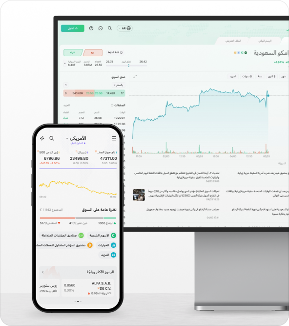 Sahm trading interface preview